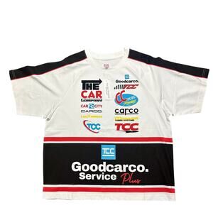 NWT The Car Company Men's Medium 100% Cotton Short Sleeve